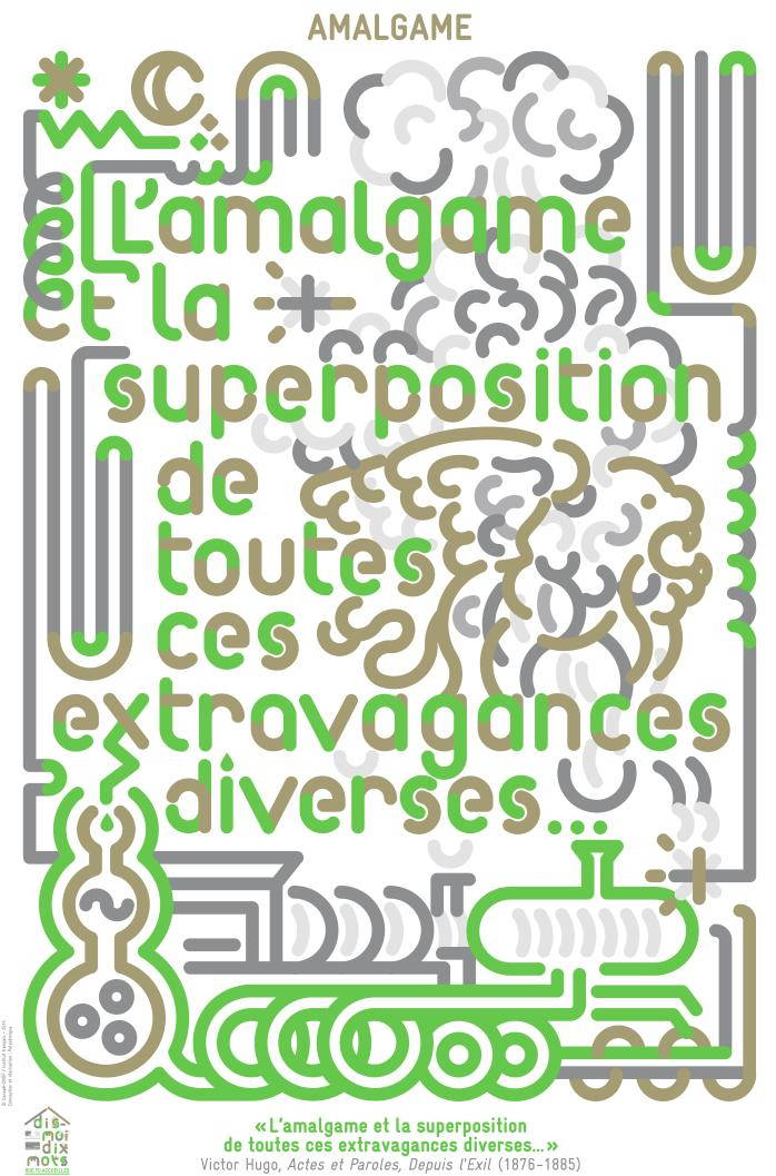 Affiche pour le mot Amalgame