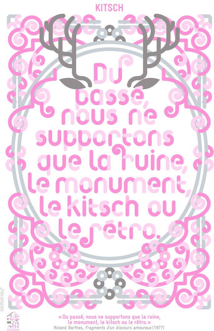 Affiche pour le mot Kitsh