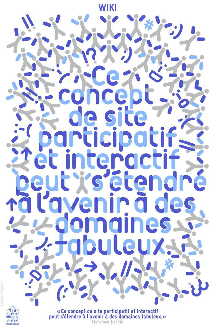 Affiche pour le mot wiki