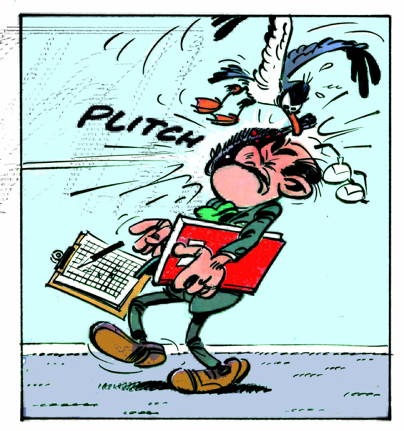 la mouette rieuse de Lagaffe