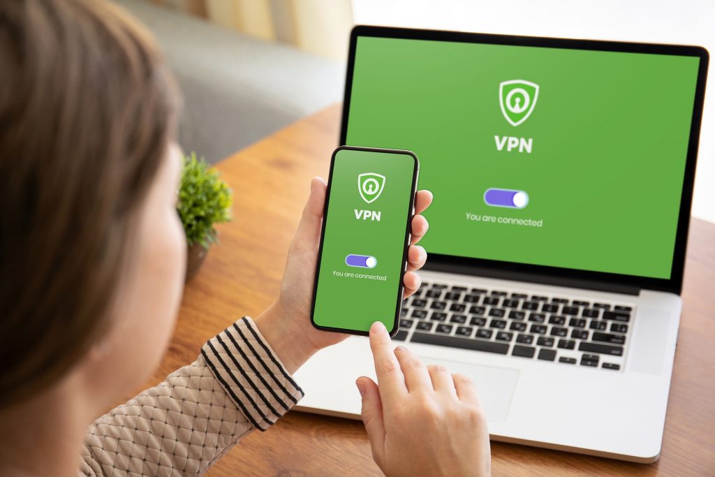 ecran protégé par un vpn