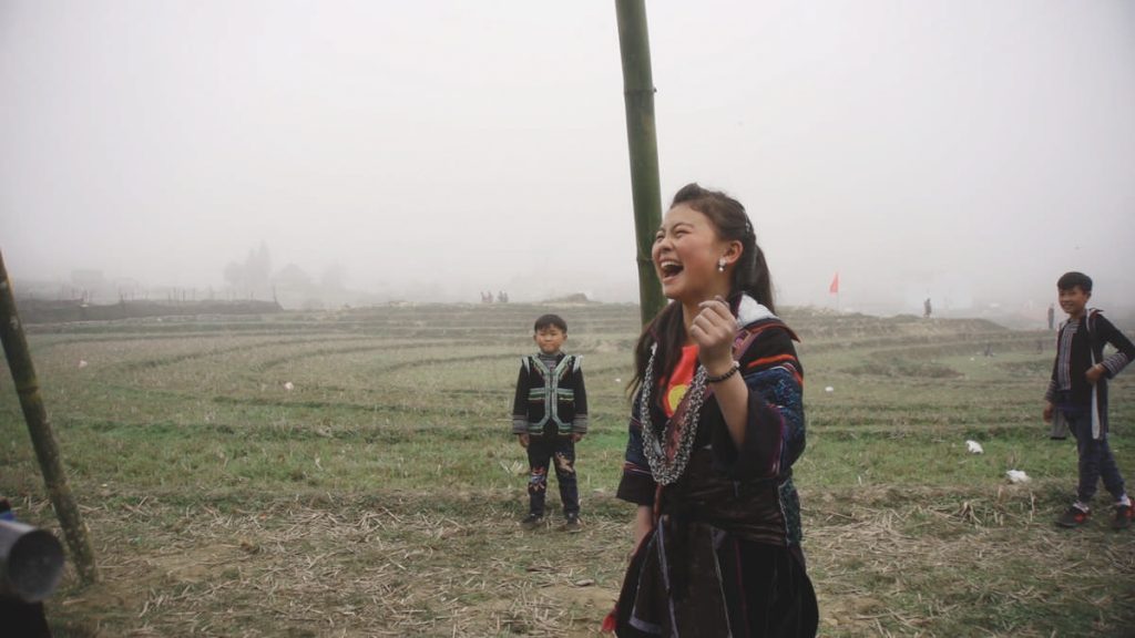 Enfants de l'ethnie Hmong, qui vit dans les montagnes du Nord Vietnam