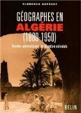 couverture Géographes en Algérie