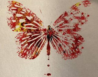 aquarelle représentant un papillon