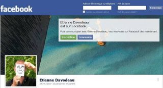 la page facebook du dessinateur