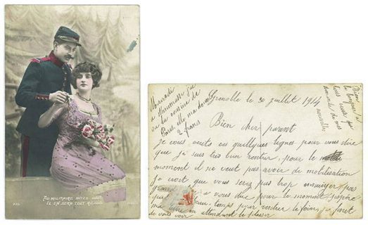 Cartes postales de la guerre 1914-1918