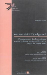 Couverture de Vers une laïcité d'intelligence