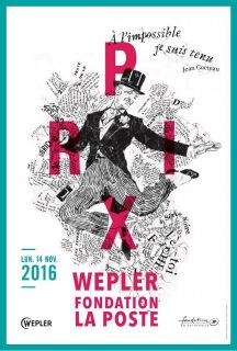 affiche Prix Wepler 2016