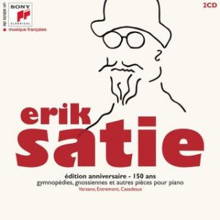 Pochette du CD Erik Satie édition anniversaire 150 ans