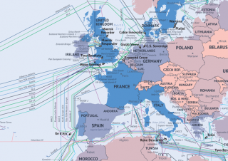 Carte mondiale interactive des câbles sous-marins