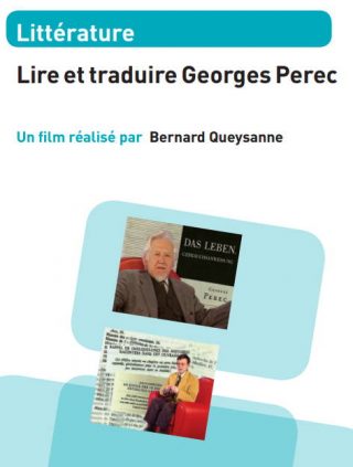 jaquette - lire et traduire Georges Perec