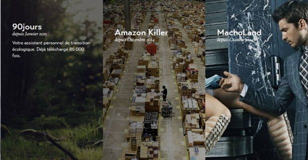 Visuels des applications 90 jours, Amazon Killer et MachoLand