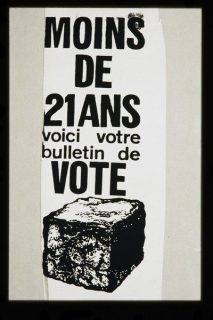 Le bulletin de vote pour les moins de 21 ans : un pavé