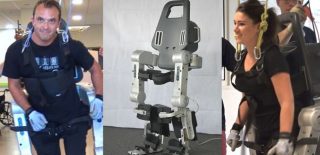 Un exosquelette permet à des personnes paraplégiques de marcher