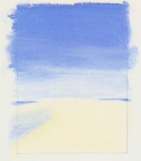 La dune du Pilat, au pastel