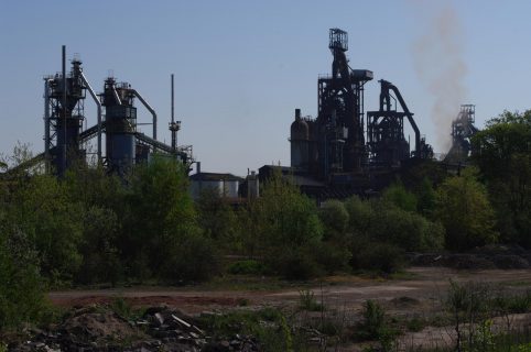 Site industriel d'Hayange, en Moselle