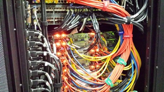 Câblages d'un data center