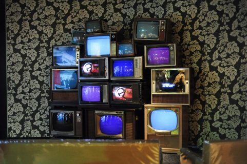 mur de télévision