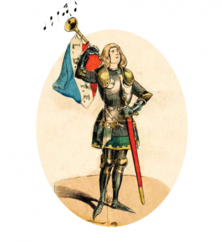 Dessin de Jeanne d'Arc